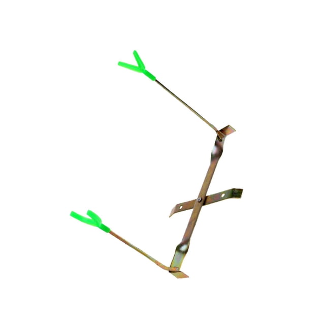 Greeniant Outdoor Ice Fishing Rod Dual-Holder Rack Stand Rotation 360 Shape Y Pole Pescar