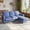 Blue, variant on Lacoo 3 Seat Sectional Sofa L-Shaped Couch with Reversible Ottoman Convertible Cloud Couch for Living Room,Corduroy Green