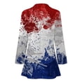 thumbnail image 4 of Puntoco Cárdigan de solapa larga ligero a la moda para mujer, abrigo delgado, Blazers largos Puntoco Puntoco-1, 4 of 4