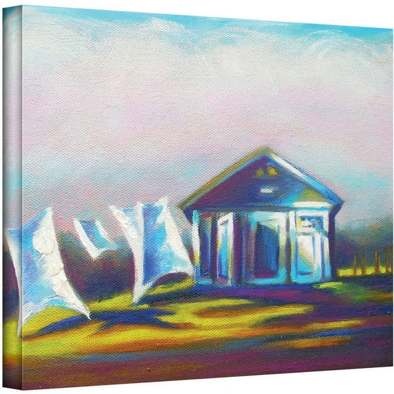 ArtWall Susi Franco "March Laundry" Gallery-wrapped Canvas