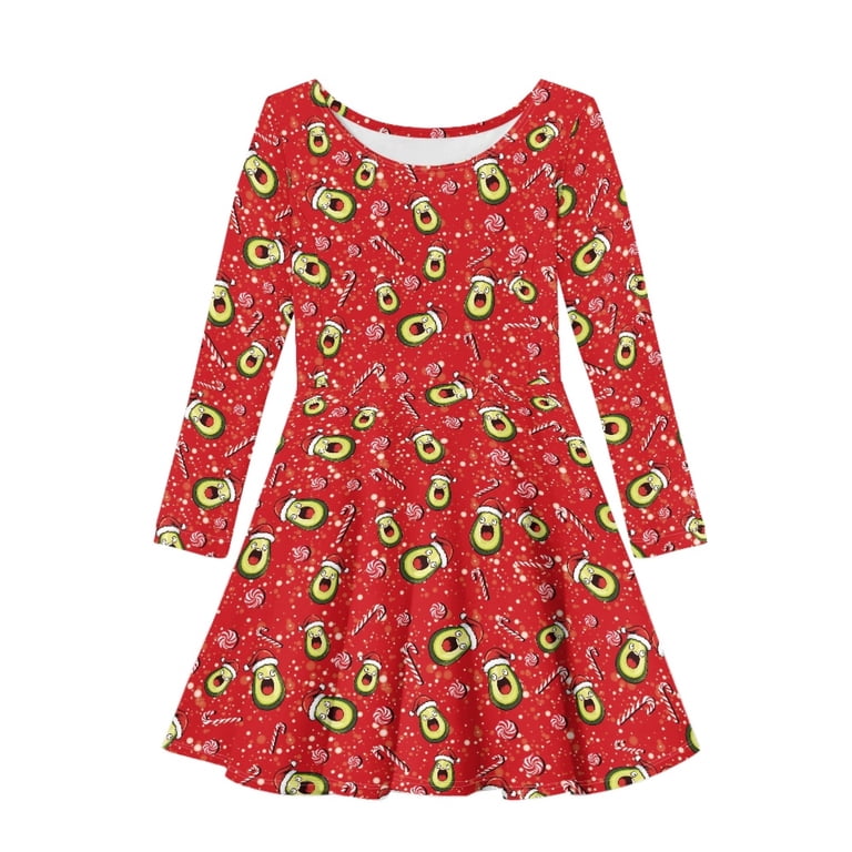 red christmas skater dress Holiday Snowflake Skater Dress