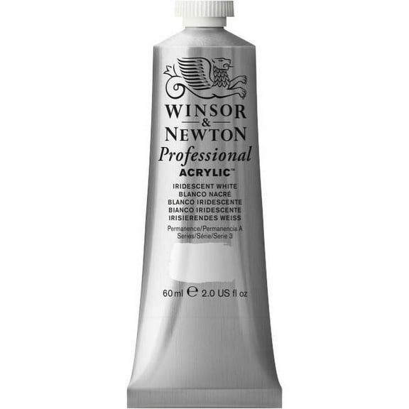 Winsor & Newton Artists' Acrylic Color, 60ml, Iridescent White