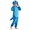 Blue-Medium, variant on Green Small Triceratops Dragon Onesie Costume Hooded Zipper Pajamas