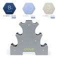 thumbnail image 3 of Set de 6 Mancuernas ELEVA C/ Rack Peso Variable Hexagonales, 3 of 8