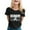 Black, variant on LUOGENLI Female T-shirts for Womens Ladies Casual English Letter Printed Round Neck Short Sleeved T Shirt Top T-shirts for Women Graphic Tee Summer Clothes Tee T-shirts Womens White Easter White L