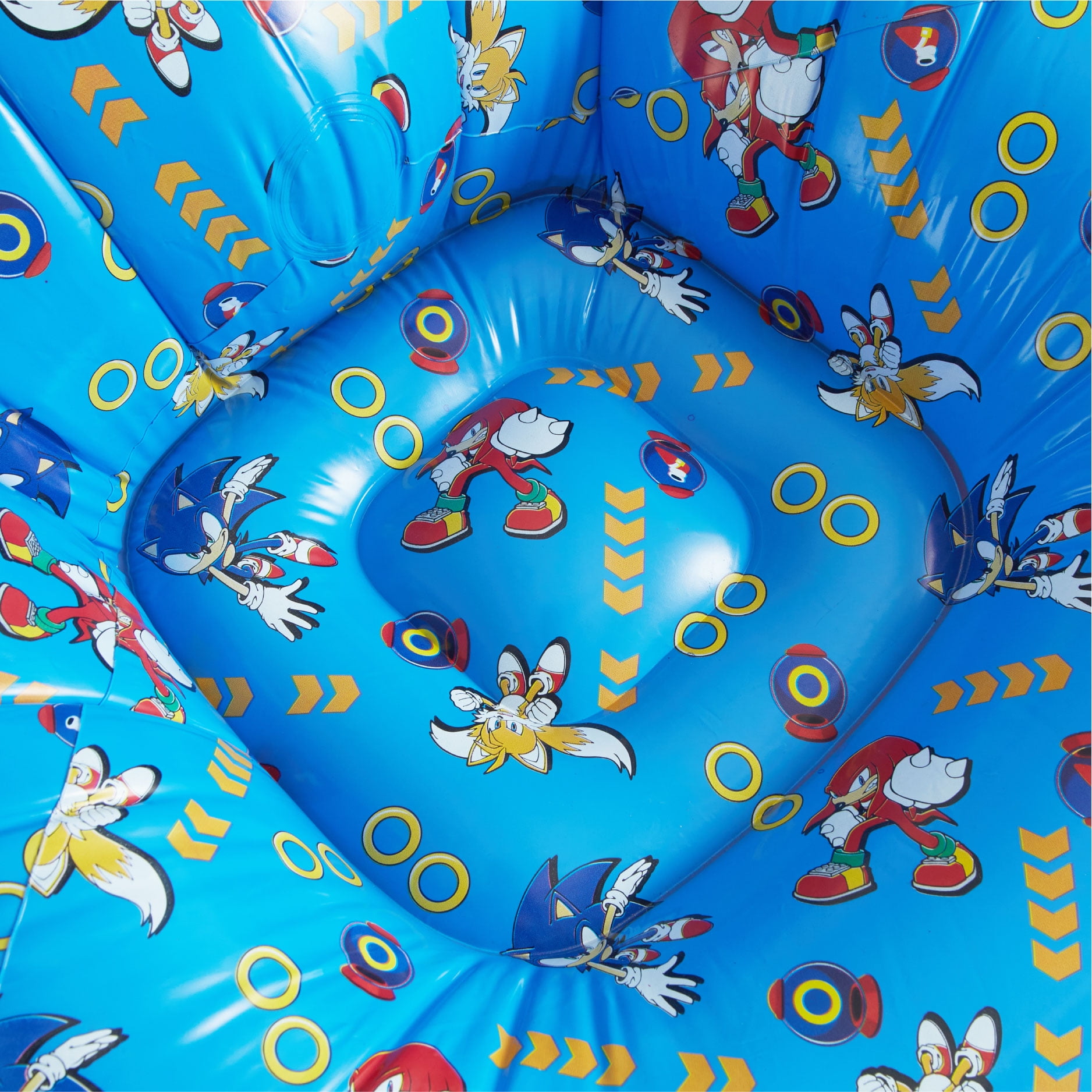 (2 pack) Sonic Kids Inflatable Gaming Chair, Blue