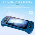 thumbnail image 3 of Nuevo POWKIDDY X55 5,5 pulgadas 1280*720 pantalla IPS RK3566 consola de juegos portátil consola Retro de código abierto regalos para niños, 3 of 5