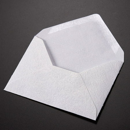 Small Envelopes - 100-Count Bulk Mini Envelopes for Gift and Business Cards, Floral Pattern
