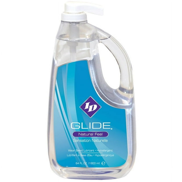 Lubrifiant Personnel à Base d'Eau ID Glide Sensation Naturelle, 64 oz