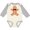 Natural and Heather, variant on Inktastic Cute Gingerbread Man with Red Plaid Bowtie Boys or Girls Long Sleeve Baby Bodysuit