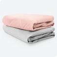 thumbnail image 7 of Bare Home 2 Pack Fitted Sheets - Premium 1800 Collection - Ultra Soft - Crib, Pink Slipper/Cloud Grey, 7 of 7