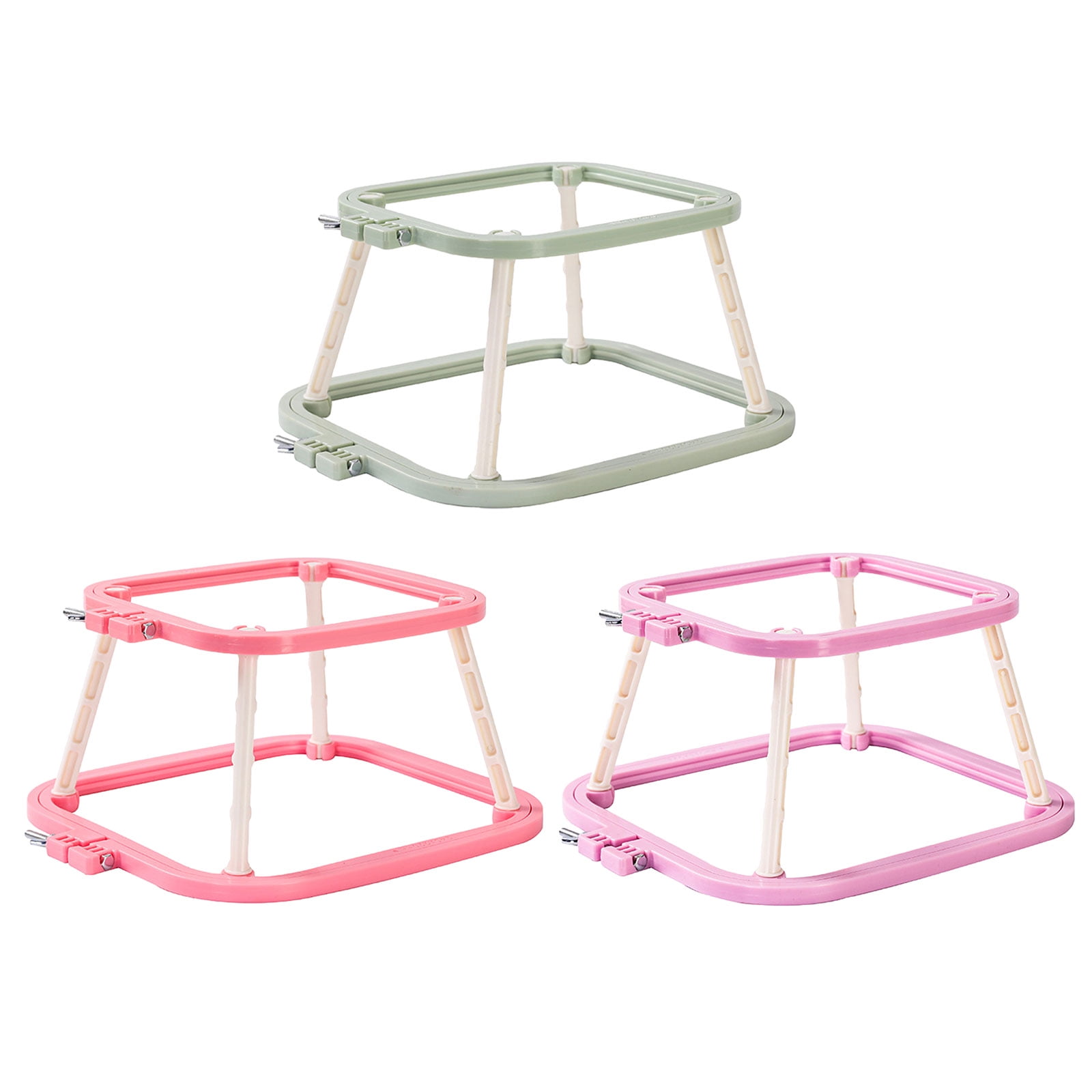 Adjustable Embroidery Hoop Crosses Stitches Hoop Two Layer Embroidery Frame for Sewings Needleworks Embroidery Project