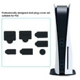 thumbnail image 3 of TONKBEEY Dust Plugs Set for PS5 Console 7Pcs USB HDM Interface Anti Dust Covers, 3 of 7