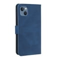 thumbnail image 5 of Phone Case for iPhone 15 Wallet Cover with Wrist Strap, Splicing PU Leather Flip Case Card Holder Slots Kickstand Magnetic Closure for Women Men for iPhone 15, Blue, 5 of 6
