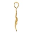 thumbnail image 5 of Auriga 14K Yellow Gold Polished and Cut-Out Textured Accent Stingray Charm (L-34 mm, W-29.1 mm), 5 of 6