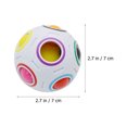 thumbnail image 2 of 3Pcs Rainbow Ball Funny Cube Football Toy Fidget Toy Puzzle Stress Relief Ball, 2 of 8