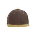 thumbnail image 2 of CTH Vintage Snapback Cap Hat 2 Tone, Brown Olive, 2 of 2