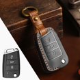 thumbnail image 1 of Car Key Fob Cover Case Protector For Volkswagen Magotan Lavida Car Key Fob Cover Flip Style Leather Case, 1 of 24