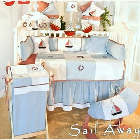 Brandee Danielle Sail Away 4 Piece Crib Bedding Set ...