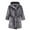 Gray A, variant on WOLLED Kids Solid color Bathrobe Boys Girls Hooded Velvet Night-Robe 2-8Y Toddler Flannel Robe Pajamas Single-Layer Double-Sided Soft Pjs Sleep