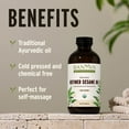 thumbnail image 2 of Banyan Botanicals Refined Sesame Oil – Organic Sesame Oil for Skin, Body, Hair & More – Multiple Sizes – 8 oz – Non GMO Sustainably Sourced Vegan, 2 of 8