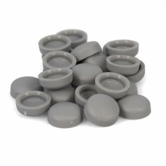 Lund Boat Snap Caps 1990578 | 5/8 x 1/4 Inch Gray (Set of 25)