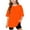 Orange1, variant on Jalioing Short Sleeve T Shirt for Girls Boys Basic Plain Crew Neck Tee Shirt Kids Teens Casual Loose Summer Tops