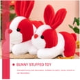 thumbnail image 4 of New Year Rabbit Plush Doll Stuffed Plush Rabbit Toy Decorative Plush Rabbit Doll, 4 of 8