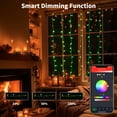 thumbnail image 5 of eXemptCares Dreamcolor Curtain String Lights 96 LEDs 3 x 5 FT Hello Fairy App and Remote Control, 5 of 5