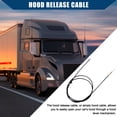 thumbnail image 3 of No.20490444 Inner Hood Release Cable for Volvo VNL VNM 2004-2018 for Volvo VN 2004 Durable Plastic Black, 3 of 6