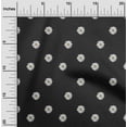 thumbnail image 2 of oneOone Cotton Poplin Black Fabric Florals Sewing Material Print Fabric By The Yard 42 Inch Wide, 2 of 6