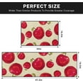 thumbnail image 2 of Red Apple Home Kitchen Rugs and Mats Non Skid Washable Set of 2, Farmhouse Apples Kitchen Mats for Floor, Vintage Kitchen Runner Rug, Fruits Kitchen Decor, 2 of 6