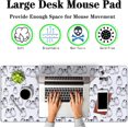 thumbnail image 2 of Gaming Mouse Pad White, Big Mouse Pads Office Desk Pad, XXL Mousepad Non-Slip Rubber Base Waterproof with Stitched Edges, 35.4 X 15.7 inch for Work/Game/Office/Home Little Penguin Isolated, 2 of 6