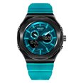 thumbnail image 2 of SMAEL Men Octagonal Analog Digital Sports Watch Waterproof TPU Strap Alloy Dial Man Gift, 2 of 7