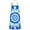 Blue Tie Dye, variant on Colorful Rainbow Tie Dye Spiral Pattern Apron-Garden Aprons for Women with Pockets-Cotton Linen Waterproof Kitchen Cooking Gardening Aprons Adjustable for Kitchen,Cooking,BBQ and Salon 33x27 Inch