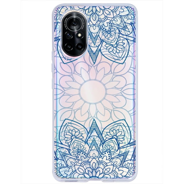 Funda para Huawei Nova 8 InstaCase Colección Mandalas Azul