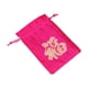 thumbnail image 1 of Bolsas de almacenamiento de bolsillo con cordón de regalo bordado de doble cara de joyería china, organizador de bolsas ajustables Ropa, zapatos y accesorios Miscelánea Rosa roja 10*13cm Guardurnaity AP017920-03, 1 of 6