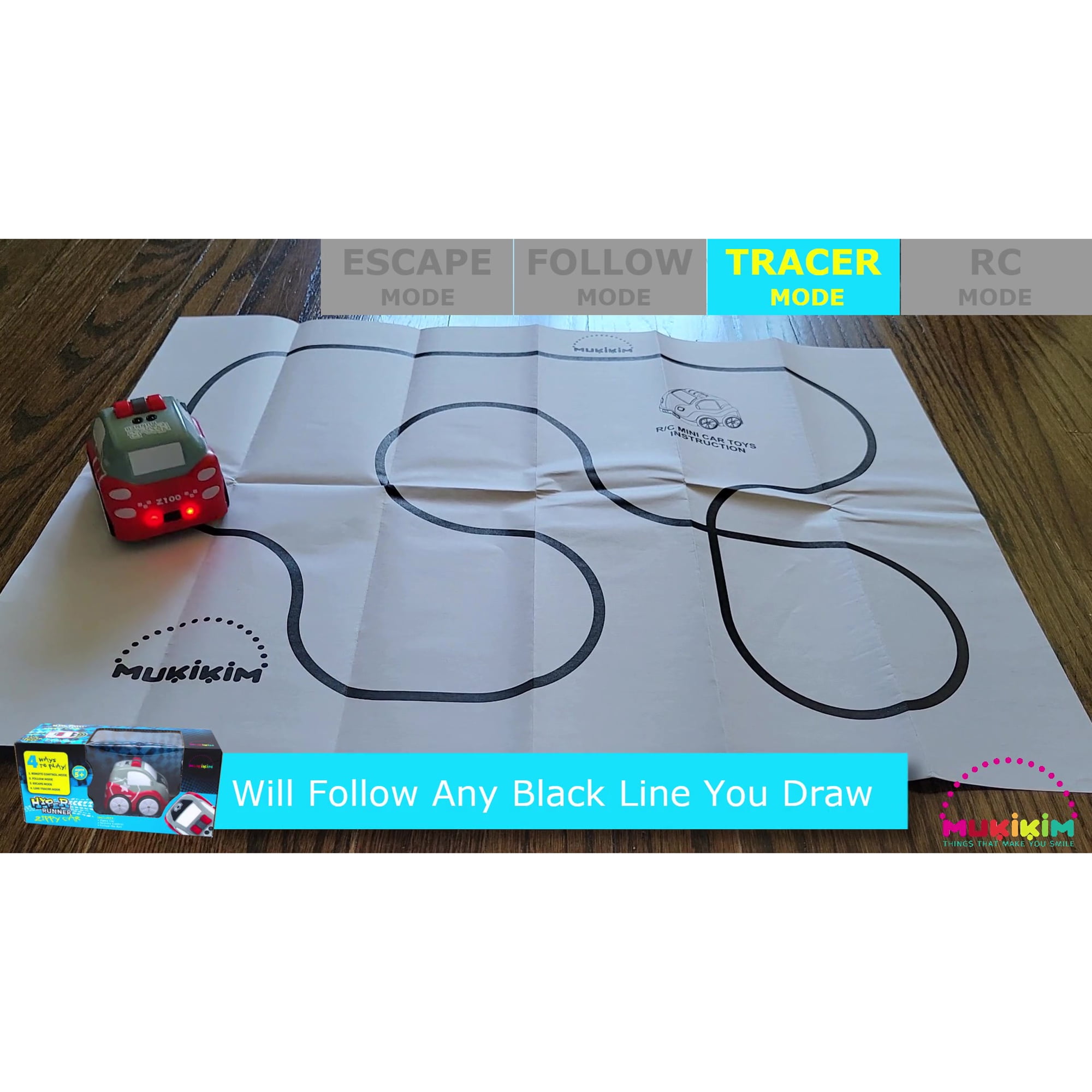 Mukikim Z100 Zippy Mini Car Toy - Walmart.com Mukikim Z100 Zippy Mini Car Toy - Walmart.com