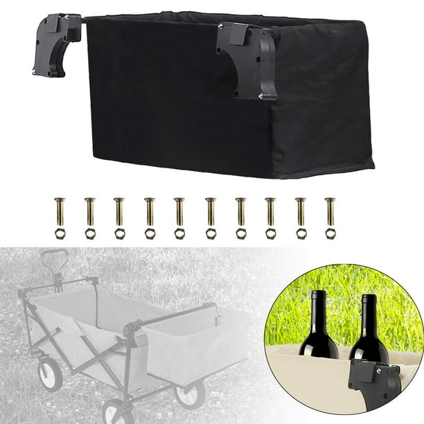 Chariot à Main Pliable Pour Plage Et Jardin - Poignée Réglable, Poche Latérale, Charge 176 Lbs - Tous Terrains