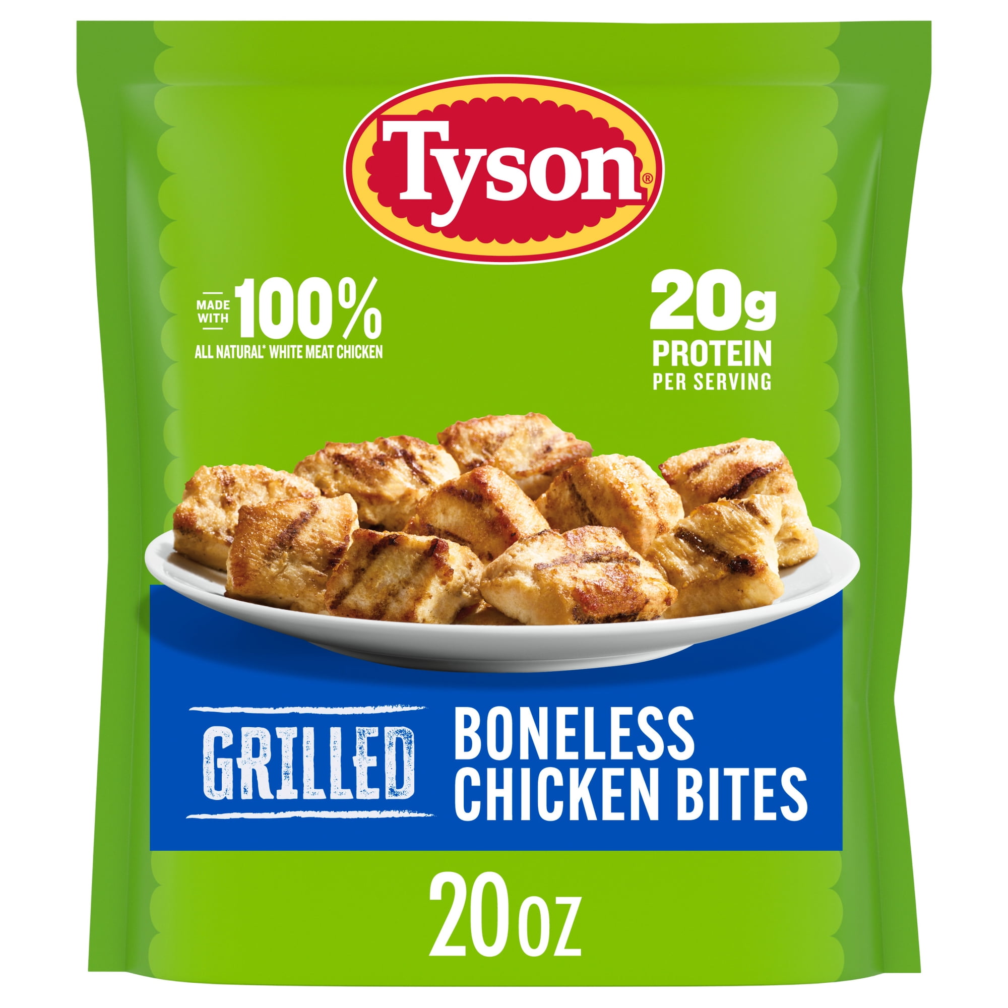 Tyson Grilled Chicken Bites, 20 oz (Frozen, Fully Cooked)
