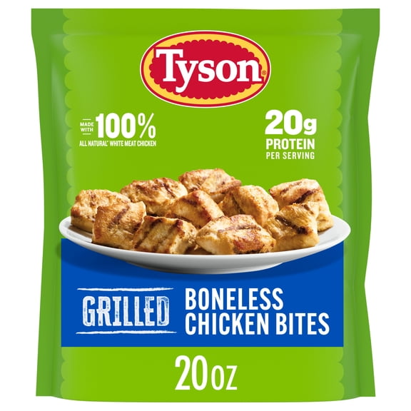 Tyson Grilled Chicken Bites, 20 oz (Frozen, Fully Cooked)