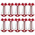 thumbnail image 1 of 10PCS Deck Anchor Pegs, Windproof Aluminium Alloy Fishbone Tent Stakes Spring Buckle, Portable Nail, 1 of 6