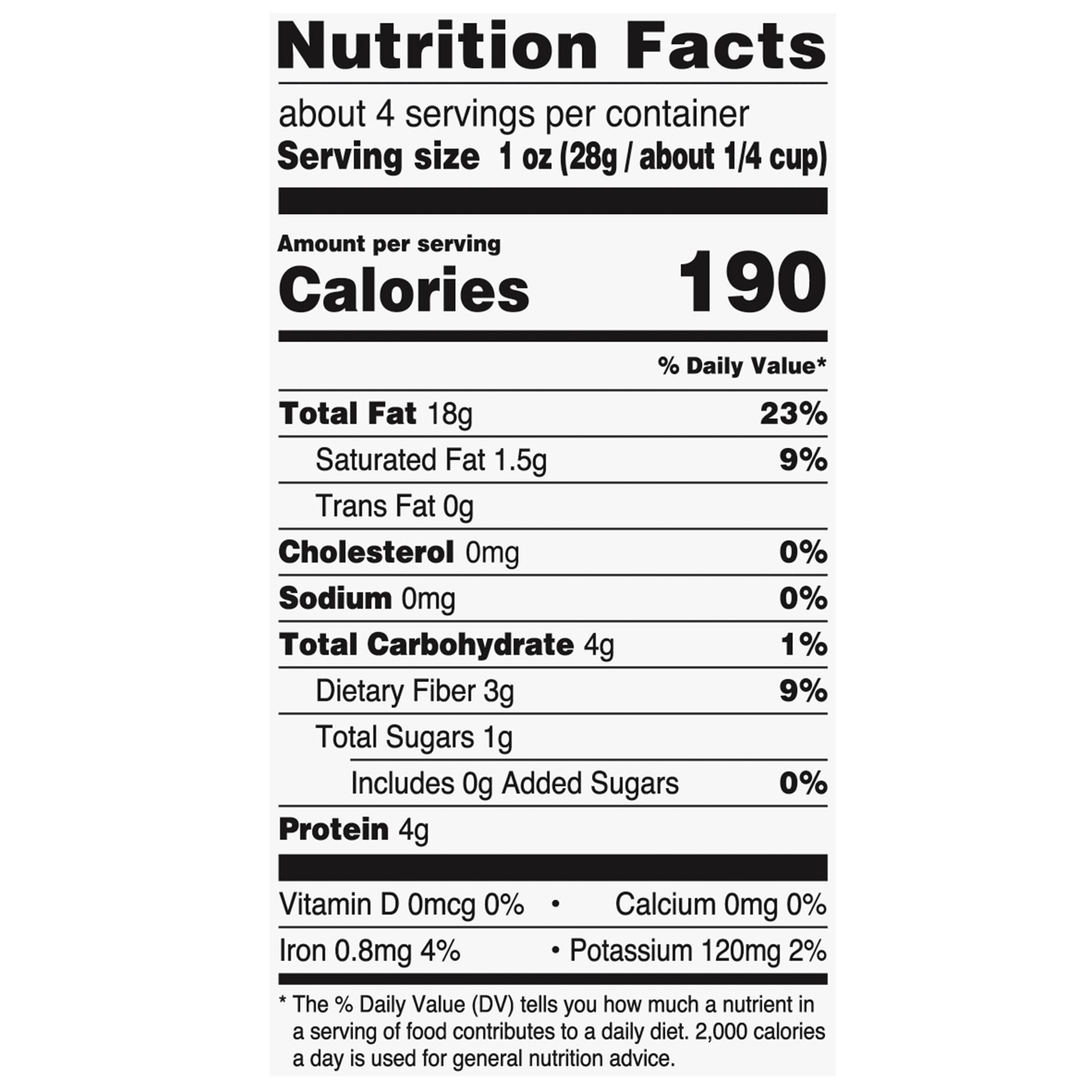 Great Value Chopped Walnuts, 4 oz