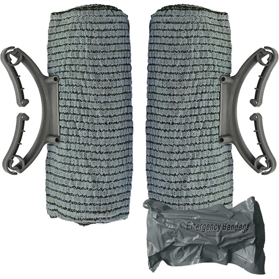 Upgrade Israeli Style Emergency Bandage, 8Pack 6 Inch Compression Bandage for Emergency Wound Dressing, First Aid and IFAK Trauma Kit