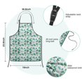 thumbnail image 7 of Green Christmas Tree and Text Pattern Kids Aprons for Girls and Boys,Adjustable Neck Strap Toddler Aprons for Kids Cooking Baking, 7 of 7