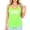Neon Green Tank Top, variant on Distressed Mama Tank Top for Women Simple Graphic Shirt for Mom Neon Green Tank Top Medium