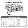 thumbnail image 7 of Wukai Funny Chicken Waterproof Tablecloth for Kitchen Dining, Fits Square Tables for 2-4 Seats -60"x60", 7 of 7