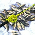 thumbnail image 6 of Joernso Fishing Bait Pole Rust-proof Delicate Yellow Ice Fishing Rod for Outdoor, 6 of 7