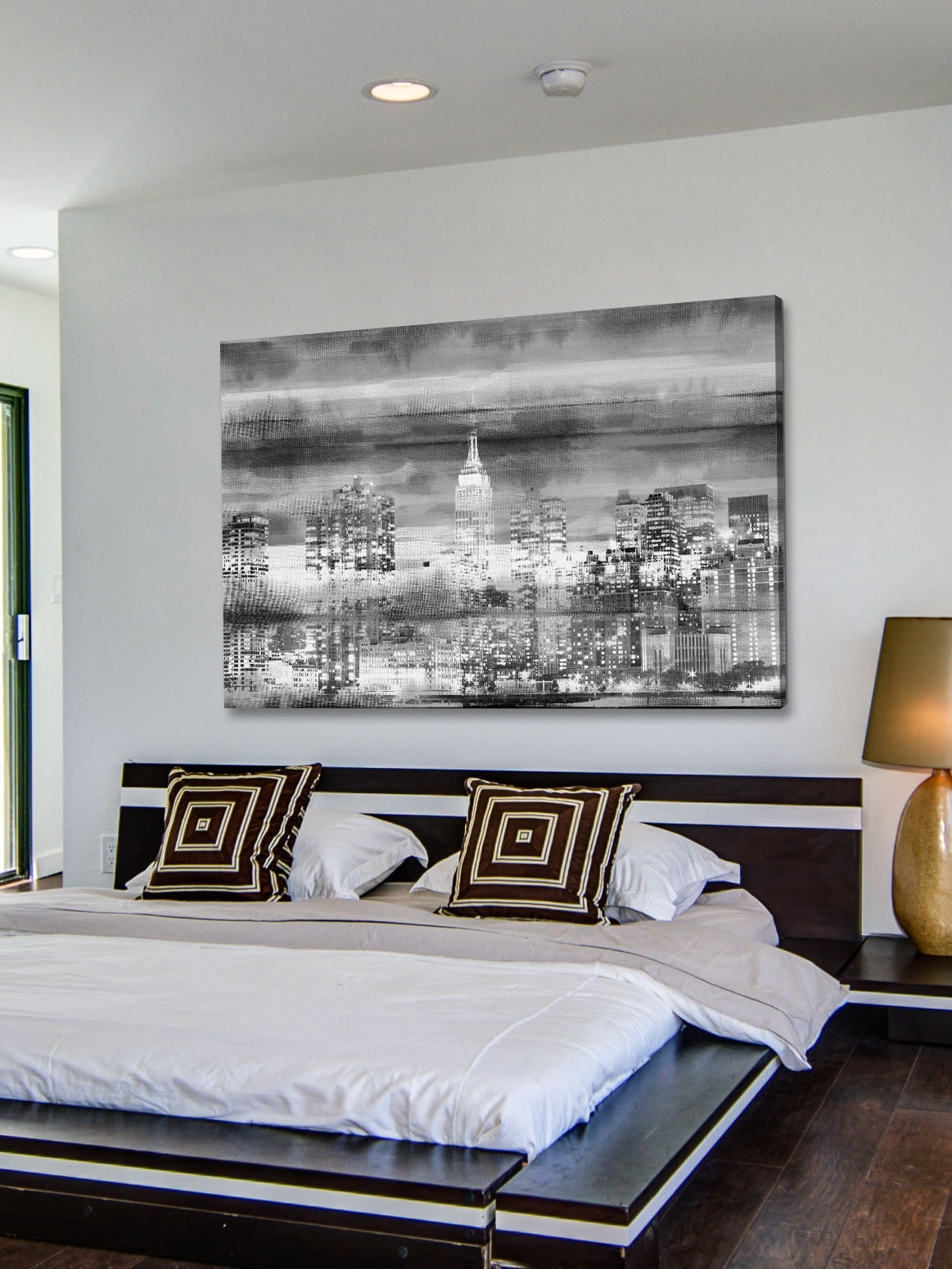 Parvez Taj "Big Apple Night" Print on Canvas