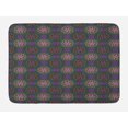 thumbnail image 1 of Mandala Bath Mat, Floral Composition with Oriental Arrangement of Colorful Abstract Curved Shapes, Non-Slip Plush Mat Bathroom Kitchen Laundry Room Decor, 29.5 X 17.5 Inches, Multicolor, Ambesonne, 1 of 2